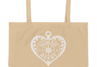 Large organic tote bag